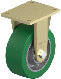 BS-GST 202K poliuretano fiksuotas ratukas