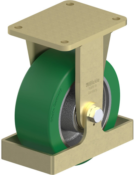 BS-GST 202K-FS poliuretano fiksuotas ratukas 200x80 mm