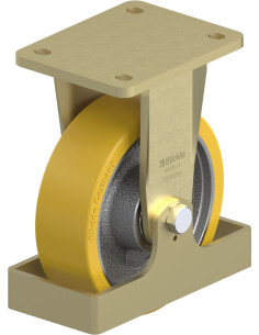 BS-GTH 160K-FS poliuretano fiksuotas ratukas 160 mm