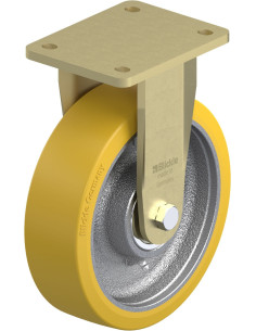 BS-GTH 201K poliuretano fiksuotas ratukas 200x60 mm