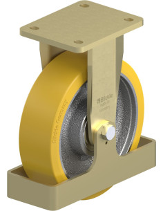 BS-GTH 201K-FS poliuretano fiksuotas ratukas 200x60 mm