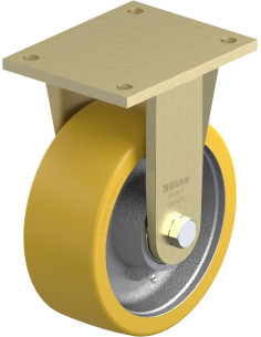 BS-GTH 202K poliuretano fiksuotas ratukas 200 mm