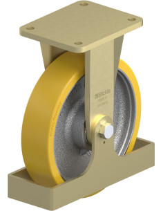 BS-GTH 250K-FS poliuretano fiksuotas ratukas