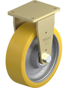 BS-GTH 304K poliuretano fiksuotas ratukas 300x100 mm