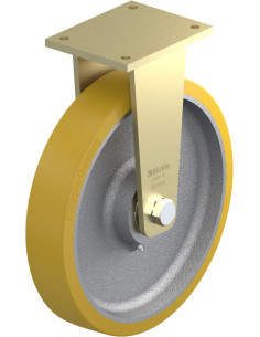 BS-GTH 402K poliuretano fiksuotas ratukas 400 mm