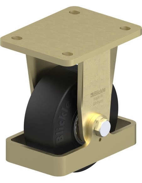 BS-SE 125K-FS fiksuotas ratukas dengtas guma