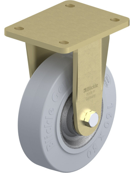 BS-SE 160K-SG fiksuotas ratukas dengtas guma