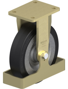 BS-SE 200K-FS fiksuotas ratukas dengtas guma