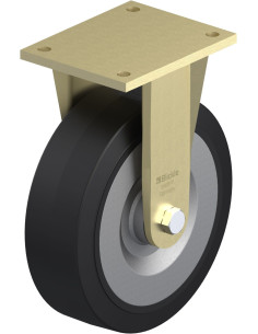 BS-SE 252K fiksuotas ratukas dengtas guma