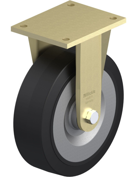 BS-SE 252K fiksuotas ratukas dengtas guma