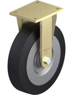 BS-SE 300K fiksuotas ratukas dengtas guma