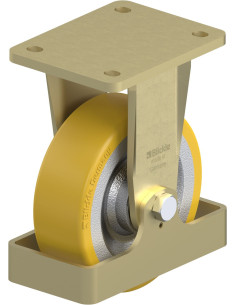 BS-SETH 150K-FS poliuretano fiksuotas ratukas 150 mm