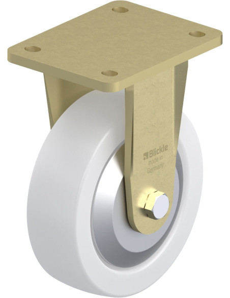 BS-SPO 160G-FA sintetinis fiksuotas ratukas 160 mm