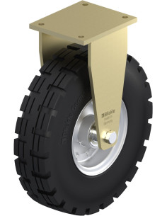 BS-VLE 530K fiksuotas ratukas su superelastinga guma