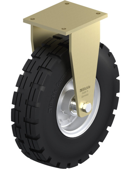 BS-VLE 530K fiksuotas ratukas su superelastinga guma