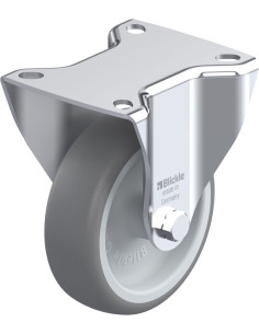 B-TPA 102G fiksuotas ratukas, 100 mm, guma