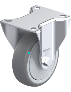 B-TPA 102KFD fiksuotas ratukas, 100 mm, guma