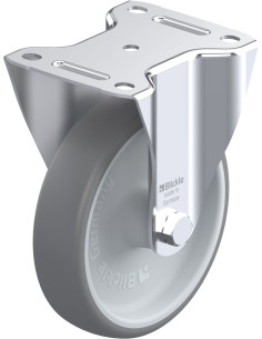 B-TPA 160G fiksuotas ratukas - 160 mm guma