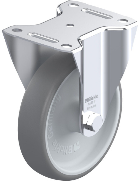 B-TPA 160G fiksuotas ratukas - 160 mm guma