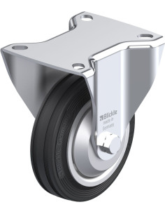 B-V 100R-FA fiksuotas ratukas dengtas guma