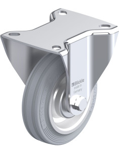 B-V 100R-SG fiksuotas ratukas dengtas guma