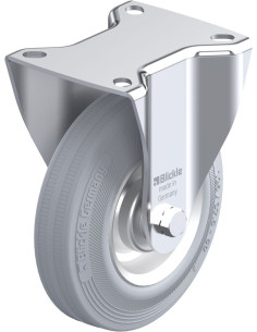 B-V 125R-SG fiksuotas ratukas dengtas guma