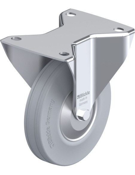 B-V 140R-SG-FA fiksuotas ratukas dengtas guma