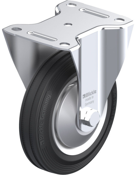 B-V 162R-FA fiksuotas ratukas dengtas guma