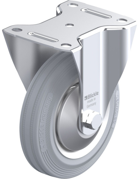 B-V 162R-SG-FA fiksuotas ratukas dengtas guma