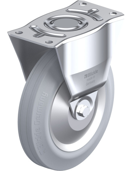 B-V 252R-SG-FA fiksuotas ratukas dengtas guma