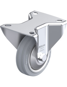 B-V 80R-SG-FA fiksuotas ratukas dengtas guma