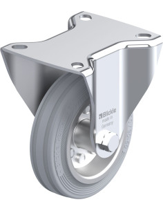 B-VE 100R-SG fiksuotas ratukas dengtas guma