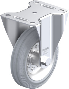 B-VE 150R-SG fiksuotas ratukas su guma