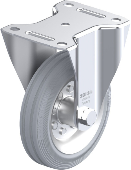 B-VE 150R-SG fiksuotas ratukas su guma