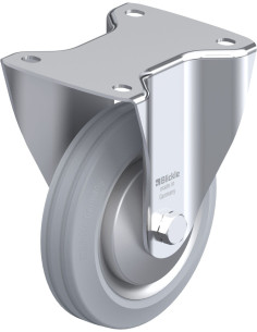 B-VE 150R-SG-FA fiksuotas ratukas dengtas guma