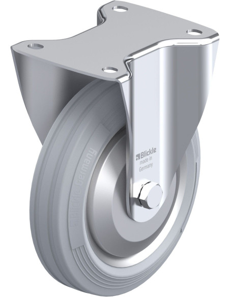 B-VE 180R-SG-FA fiksuotas ratukas su guma