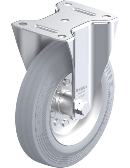 B-VE 200R-SG fiksuotas ratukas dengtas guma