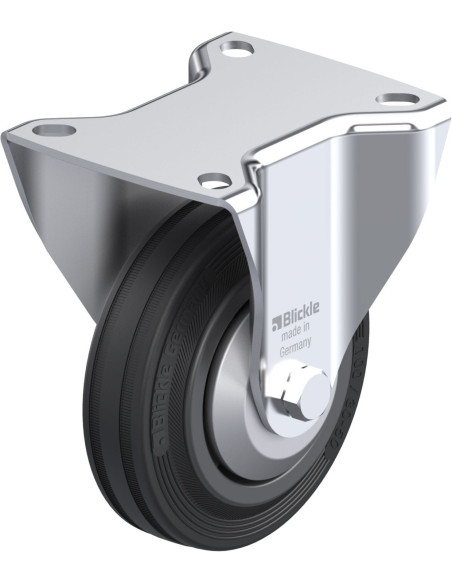 B-VPP 100G-FA fiksuotas ratukas dengtas guma