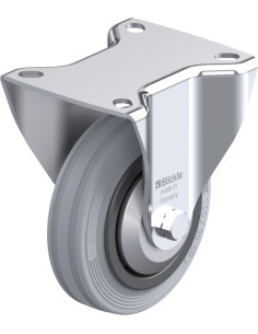 B-VPP 100R-SG-FA fiksuotas ratukas dengtas guma