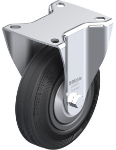 B-VPP 125R-FA fiksuotas ratukas dengtas guma