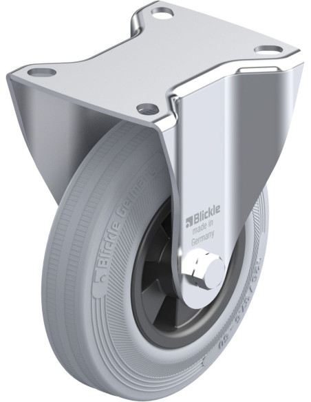 B-VPP 125R-SG fiksuotas ratukas dengtas guma