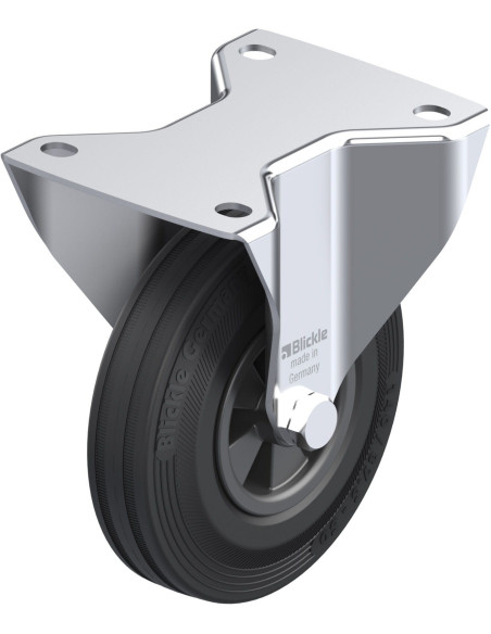 B-VPP 140G fiksuotas ratukas dengtas guma