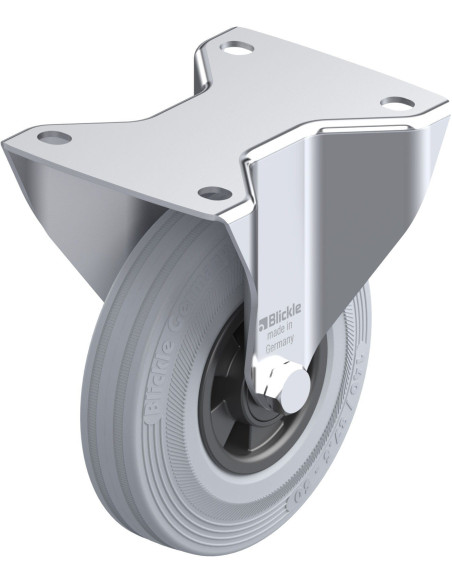 B-VPP 140R-SG fiksuotas ratukas dengtas guma