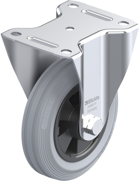 B-VPP 150R-SG fiksuotas ratukas dengtas guma