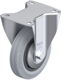 B-VPP 150R-SG-FA fiksuotas ratukas dengtas guma