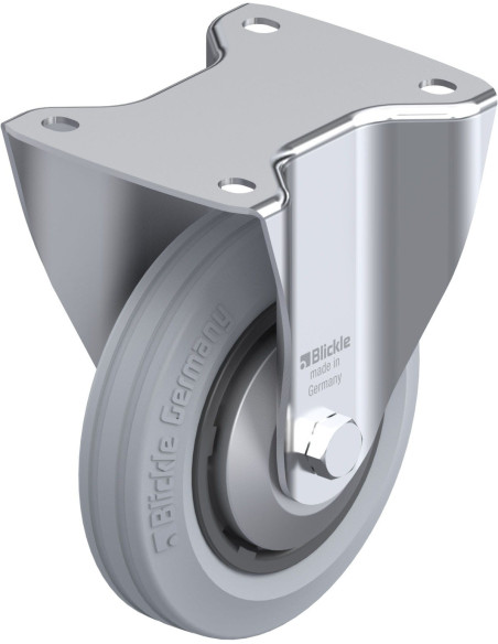 B-VPP 150R-SG-FA fiksuotas ratukas dengtas guma