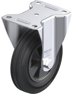 B-VPP 160G fiksuotas ratukas dengtas guma