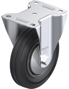 B-VPP 160G-FA fiksuotas ratukas dengtas guma