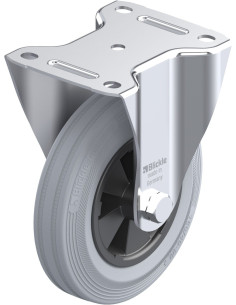 B-VPP 160G-SG fiksuotas ratukas dengtas guma