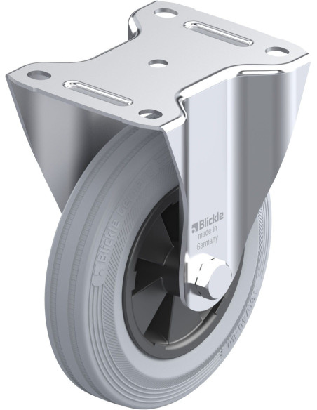 B-VPP 160G-SG fiksuotas ratukas dengtas guma